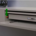SHT53470 - PIANO ESTRAIBILE CON CASSETTO - dettaglio