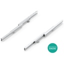 T98 - GUIDE IN ALLUMINIO PER TAVOLI ESTENSIBILI - 80 KG