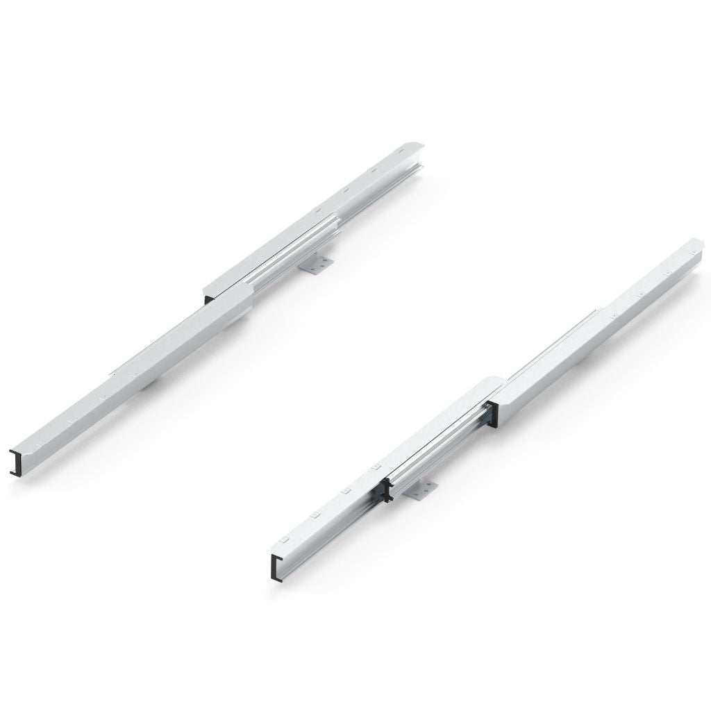 T97 - GUIDE IN ALLUMINIO PER TAVOLI ESTENSIBILI - 80 KG